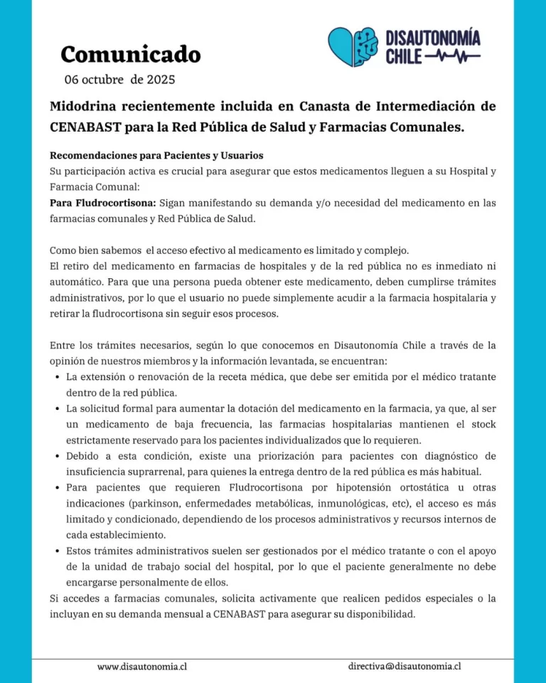 Instagram post from disautonomiacl. This post is in position 1.